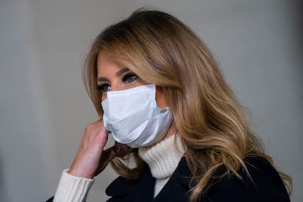First Lady Melania Trump Joins Marine Toys For Tots Holiday Drive