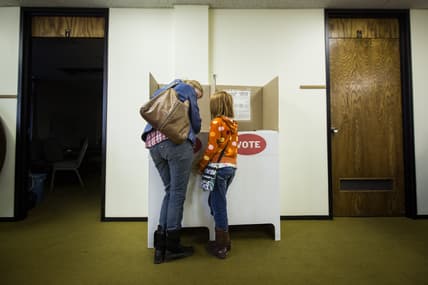 Voters In Super Tuesday States Cast Their Ballots