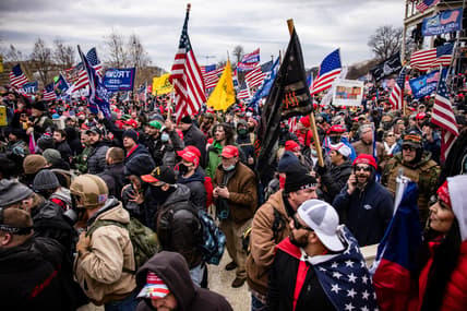 Trump Supporters Hold "Stop The Steal" Rally In DC Amid Ratification Of Presidential Election