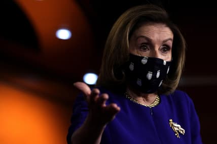 House Speaker Pelosi Holds Weekly Media Briefing