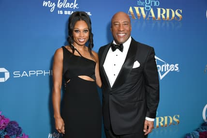 Allyson Felix Byron Allen theGrio Awards red carpet theGrio.com