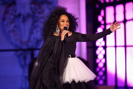 Singer Diana Ross