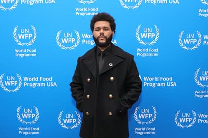 U.N. World Food Programme Welcomes The Weeknd as Goodwill Ambassador