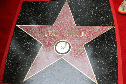 Tupac Shakur Honored With A Posthumous Star On The Hollywood Walk Of Fame