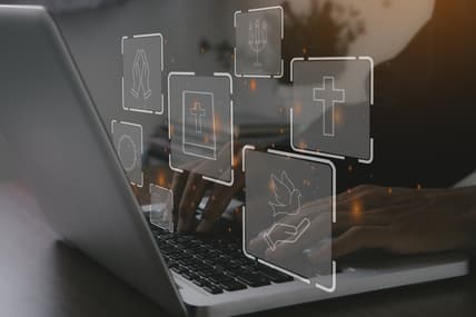 AI and faith, AI and church, Should churches use AI, AI, artificial intelligence, AI in worship, Notes on Faith, theGrio.com