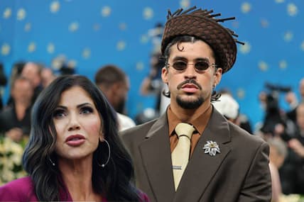 Kristi Noem and Bad Bunny