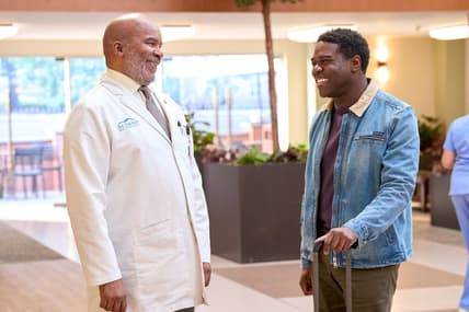 ST. DENIS MEDICAL -- "Nod and Agree" Episode 211 -- Pictured: Sam Richardson as Michael --