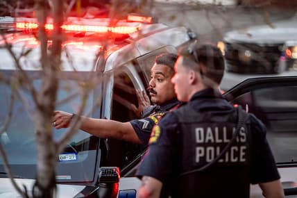 Jasmine Crockett, Dallas police shooting, Mike King Dallas standoff, Crockett security detail incident, Dallas SWAT shooting hospital garage, off-duty police security, Texas, thegrio.com