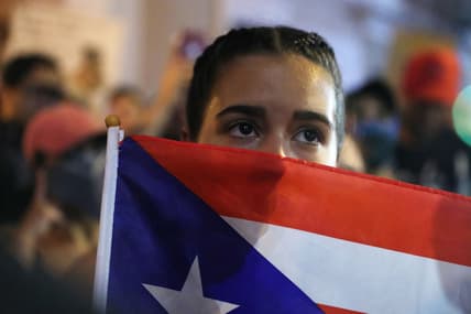 Protesters Demand Resignation Of Puerto Rico's Governor Ricardo Rossello