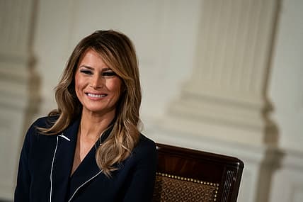 First Lady Melania Trump Attends Briefing For Indian Health System Taskforce
