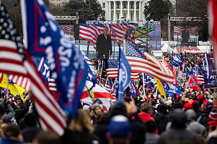 Trump Supporters Hold "Stop The Steal" Rally In DC Amid Ratification Of Presidential Election