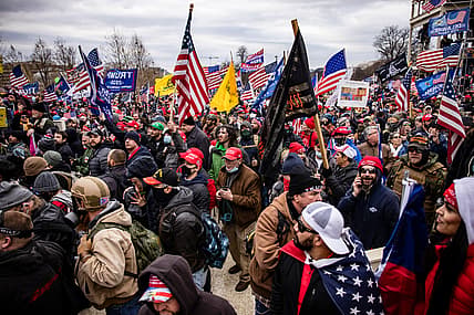 Trump Supporters Hold "Stop The Steal" Rally In DC Amid Ratification Of Presidential Election
