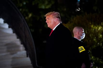 President Trump Returns After Border Visit