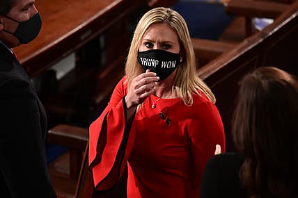 Swearing In Held For U.S. Senators To Start The 117th Congress