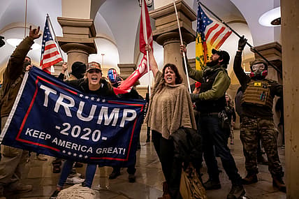 Trump Supporters Hold "Stop The Steal" Rally In DC Amid Ratification Of Presidential Election