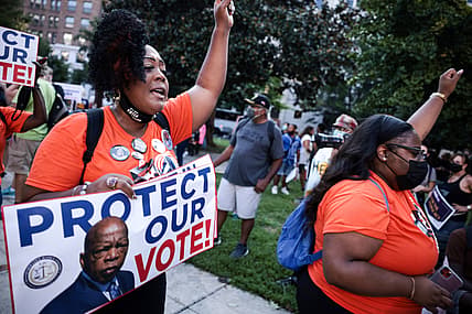 Voting Rights Rallies Held In Washington DC