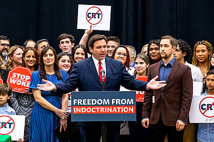 Florida Gov. Ron DeSantis, critical race theory