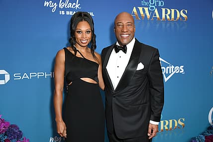 Allyson Felix Byron Allen theGrio Awards red carpet theGrio.com