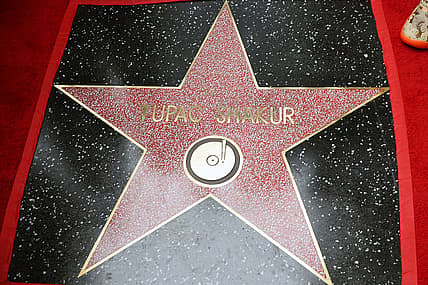 Tupac Shakur Honored With A Posthumous Star On The Hollywood Walk Of Fame