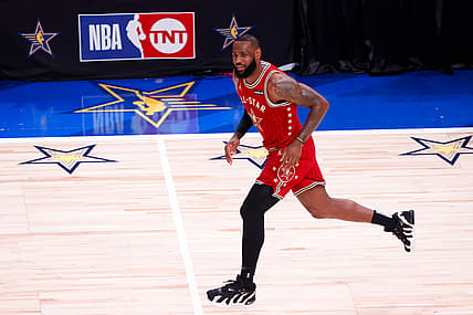 LeBron James of the Los Angeles Lakers