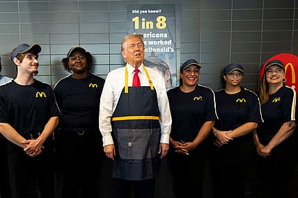 Donald Trump, McDonald's, Donald Trump McDonalds, Trump McDonalds, Donald Trump McDonalds, Trump minimum wage, Trump tax cuts, minimum wage, theGrio.com