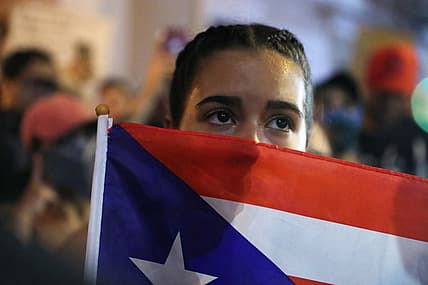 Protesters Demand Resignation Of Puerto Rico's Governor Ricardo Rossello
