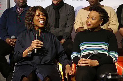 PARK CITY, UT - JANUARY 27: Alfre Woodard and Chinonye Chukwu attend the Stella Artois & Deadline Sundance Series at Stella's Film Lounge: A Live Q&A with the filmmakers and cast of "Clemency" at Stella's Film Lounge on January 25, 2019 in Park City, Utah. (Photo by Phillip Faraone/Getty Images for Stella Artois ) thegrio.com