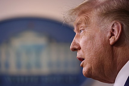 President Trump Holds News Conference At The White House