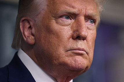 President Trump Holds A News Conference At The White House