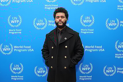 U.N. World Food Programme Welcomes The Weeknd as Goodwill Ambassador