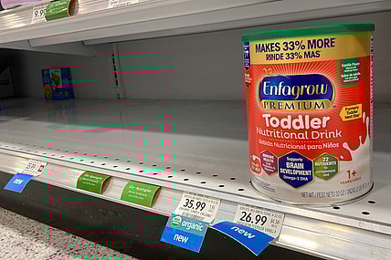 BabyFormulaShortageDiversifyEmptyShelf, theGrio.com