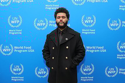 U.N. World Food Programme Welcomes The Weeknd as Goodwill Ambassador