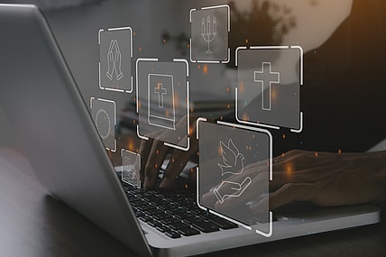 AI and faith, AI and church, Should churches use AI, AI, artificial intelligence, AI in worship, Notes on Faith, theGrio.com