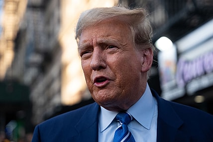 Former president Donald Trump