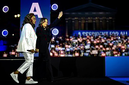 Oprah Winfrey Kamala Harris, Oprah Kamala Harris campaign, Was Oprah paid to endorse Kamala Harris? theGrio.com