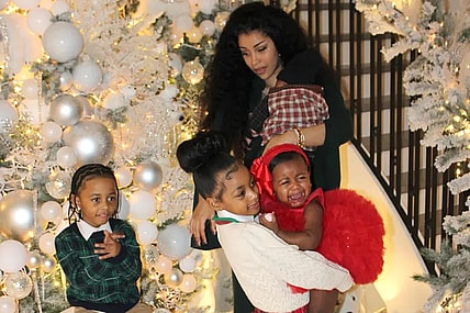 Cardi B, Cardi B kids, Cardi B Christmas, Cardi B newborn, celebrity moms, hip-hop families, celebrity holidays, thegrio.com
