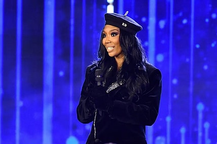 Brandy Norwood speaks onstage during 2026 Recording Academy Honors Presented by The Black Music Collective at Fairmont Century Plaza on January 29, 2026 in Los Angeles, California. Photo by Alberto E. Rodriguez/Getty Images