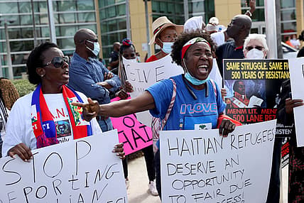 Activists In Miami Call On Biden Administration To End Abuses Against Haitian Migrants