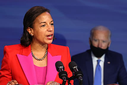 National Security Advisor Susan Rice and President Joe Biden