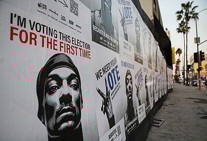 "Vote" Murals Spring Up Around Los Angeles