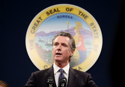 California Governor Newsom -- reparations task force