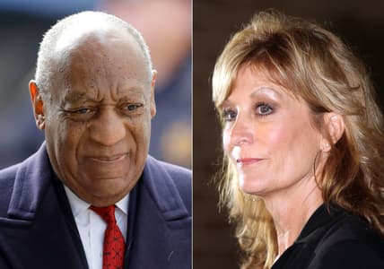 Comedian and actor Bill Cosby and Judy Huth