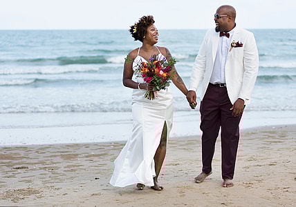 Destination weddings, Black destination weddings, Black weddings, Black bride, Black beach bride, Black groom, theGrio.com