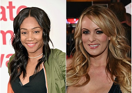 Tiffany Haddish Stormy Daniels thegrio.com