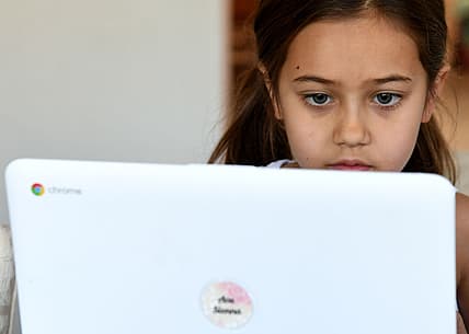 Las Vegas Students And Teachers Conduct Distance Learning As School Year Begins