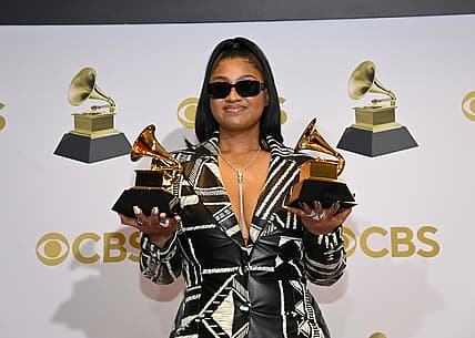 64th Annual GRAMMY Awards - Winners Photo Room