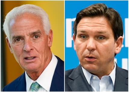 Florida U.S. Rep. Charlie Crist and Florida Gov. Ron DeSantis, theGrio.com