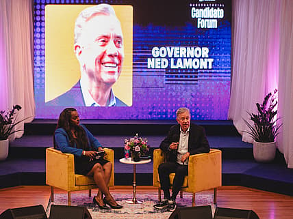 FaithActs, gubernatorial candidate forum; Bridgeport, Connecticut; school funding gap.