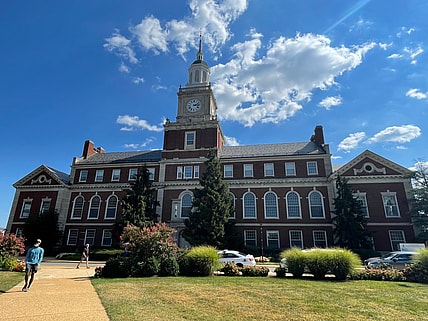 Photograph of Howard University campus.