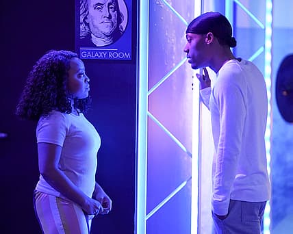 Janine (played by Quinta Brunson) and Gregory (played by Tyler James Williams) take a field trip to Philadelphia's Franklin Institute in the season 2 finale of "Abbott Elementary." (ABC/Gilles Mingasson)